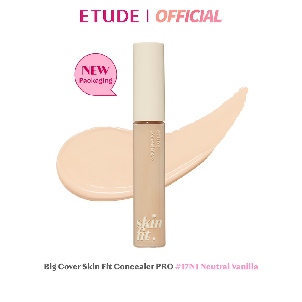 [New Package] ETUDE Big Cover Skin Fit Concealer PRO อีทูดี้ บิ๊ก คัฟเวอร์ สกิน ฟิต คอนซีลเลอร์ โปร