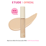 [New Package] ETUDE Big Cover Skin Fit Concealer PRO อีทูดี้ บิ๊ก คัฟเวอร์ สกิน ฟิต คอนซีลเลอร์ โปร